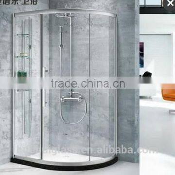 900*1200 With Frame Sliding Glass Shower Door With Shelves photo-5