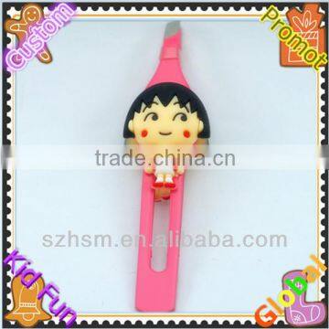 PVC Cute Cartoon Eyelash Curlers, Customized Designs are Accepted