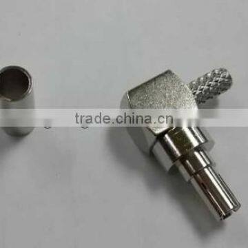 CRC9 Male Right Angle Coaxial Connector for RG174 Rg316