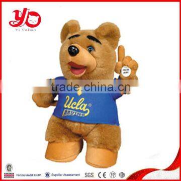 China Manufacturer of Youth Olympic Games Mascot,custom soft naughty bear plush toy