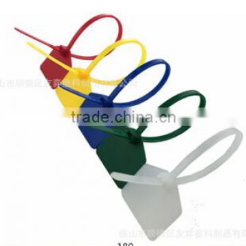 4" Miniature Flag Cable Ties (18 lb.)