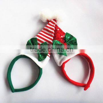 Lovely design Chrismas hairband for girls hair hoop