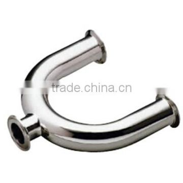 Sanitary stainless steel U type clamp tee