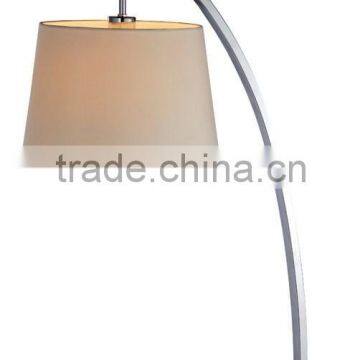 Europe Hotel Floor Lamp in Fish Shape Base in Chrome Finish Color photo-2