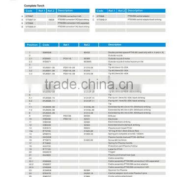 PT60 High Frequency 10-60 AMPS PLASMA CUTTING GUN