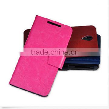 Hot selling luxury good quality leather phone case cover in Dongguan