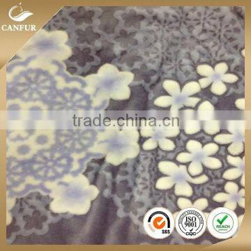 100% polyester warp knit velour fabric for bedding