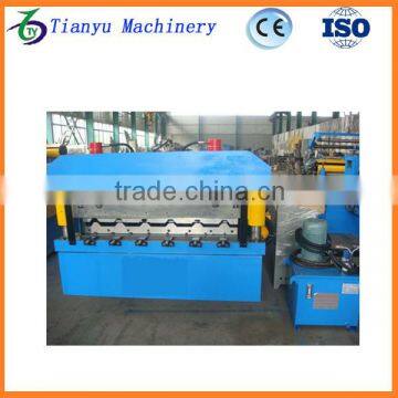 Popular type color steel Double IBR plate roll forming machine