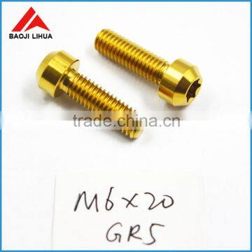 M6 titanium bolts screws for motorcycle