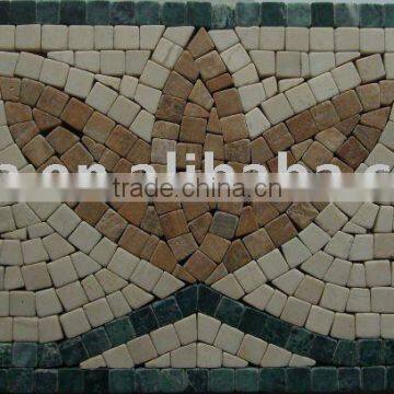 YFL111 Lava Mosaic Border line Art Marble Mosaic