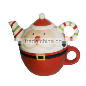 Christmas decorative ceramic teapot for sale