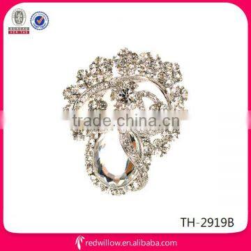 Custom Large Diamond Shape Rhinestone Brooch Alibaba China Wholesale