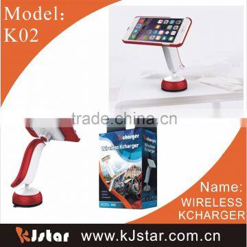 KJstar Qi Wireless Charger Mobile Phone Car Holder
