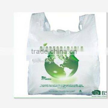 Cheap Plastic T-shirt Bag Shopping Plastic Bag Red Color Environmental Plastic T-shirt Bag photo-2