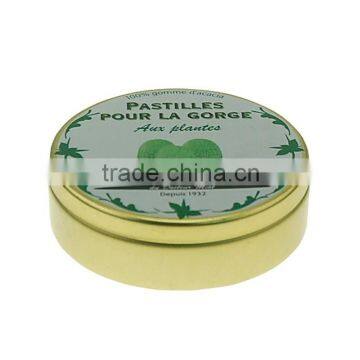 Wholesale Small Metal Tin Box, Round Tin Box For wax seamless drawn candle tins packaging box