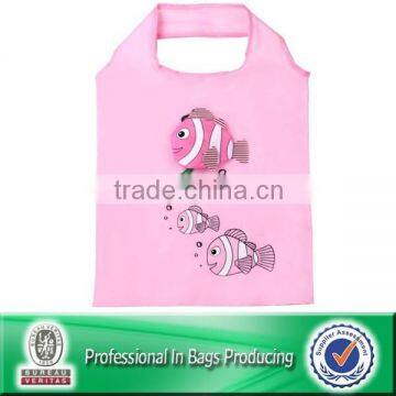 Customized Cheap Polyester Custom Reusable Folding Shopping Bags Tote Bag