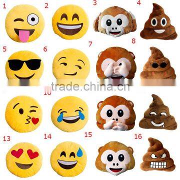 China Cheap Emoji Cushion For Car Seat