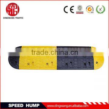 High intensity rubber speed hump design