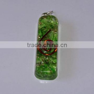 Green Orgone Pipe Penden