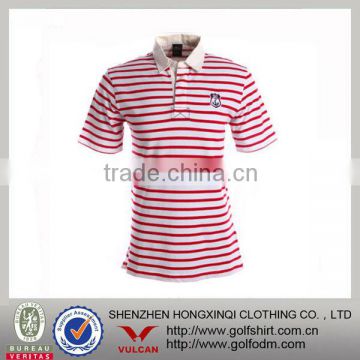 splicing contrast mens golf polo shirt