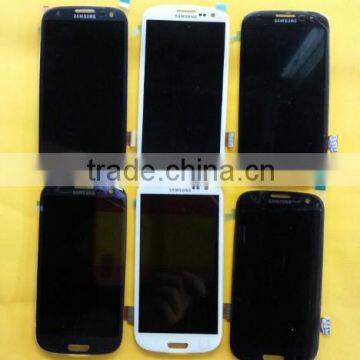 Reasonable price LCD touch screen with digitizer Assembly For Samaung S3 I9300