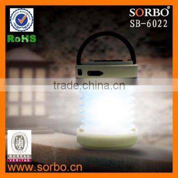 SORBO Multi-function Portable Power Bank with USB Rechargeable Emergency LED Camping Light