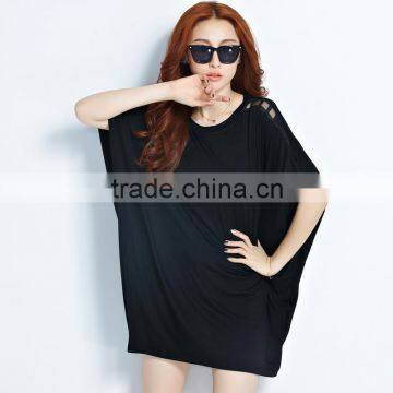 JPSKIRT160810 Latest Fashion Ladies Casual Batwing Design Dress