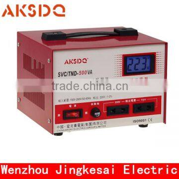 SVC automatic high precision AC Electrical voltage stabilizer/regulator