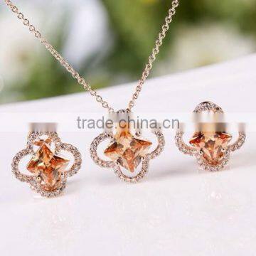 Fashion Jewelry 2015 AAA Cubic Zirconia Necklace Sets