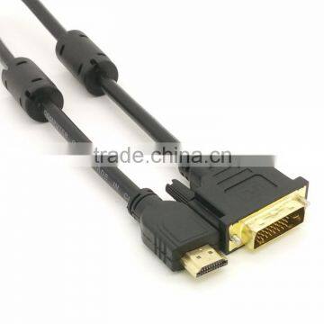 HL1005 1.5m HDMI to DVI audio video cable 1080P PC line HDMI to DVI cables line version 1.4