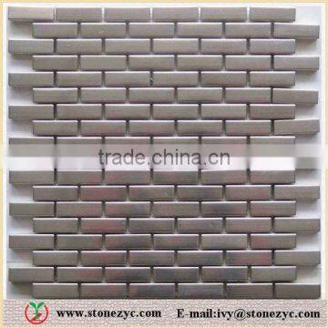 high quality rectangle metal mosaic tile