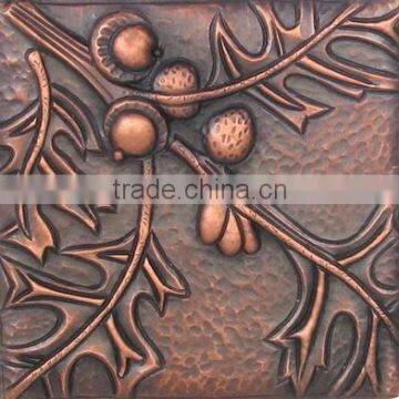 copper panels tiles