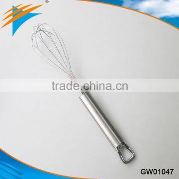 Hot Sale Easy Use Kitchen Tools Egg Whisk Stainless Steel Handle