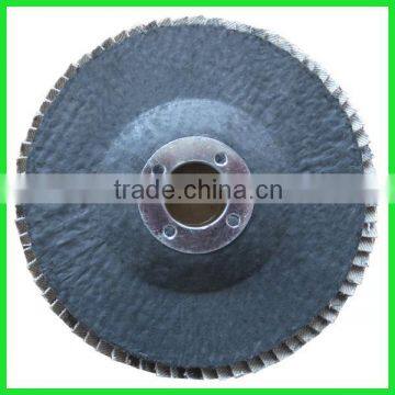 Corundum abrasive flap disc