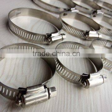 Worm drive hose Clamp