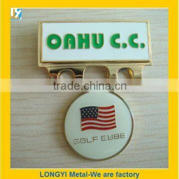 high quality golf divot tool hat clip set