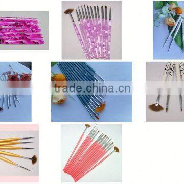 2014 high quality fashion makeup brushes nail brush set for concealer brush accessories