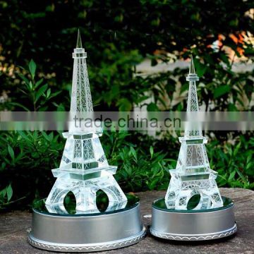 Wholesale Decorative Crystal Eiffel Tower for Romantic Gifts COM023