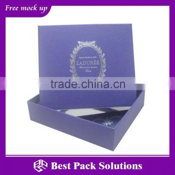 Handmade packaging box for chocolate with food grade paper