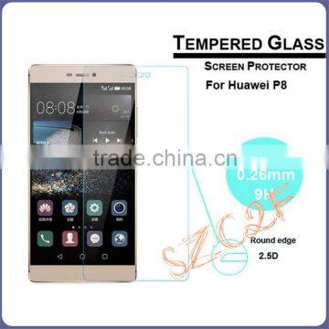 9H PRO 2.5D Tempered Glass Phone Screen Protector For HUAWEI Honor Ascend P8