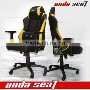 HOTTEST Yellow/Black Sport Seat Manager Gaming Racing Chair Swivel Racing Bucket SPO