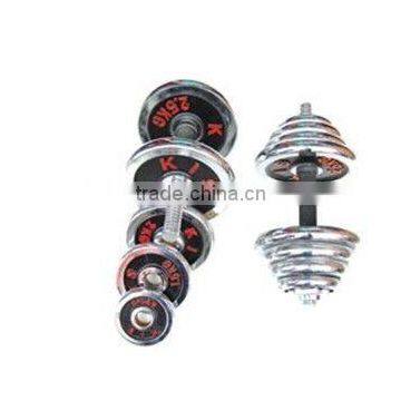 Chrome dumbbells/fitness equipment