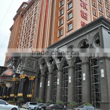 Commercial building exterior decorative granite wall stone panelling