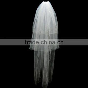 2015 New Fashion Three Layer Tulle Fabric Bridal Wedding Veil