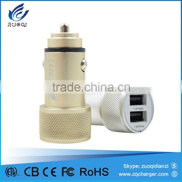 Wholesale 2 port usb car charger adapter