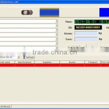 HY VC Standard weighing indicator crane scale software and equipments software download