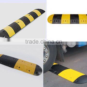 rubber speed bump for traffic safety