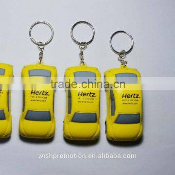 pu stress car with keychain