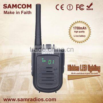 SAMCOM CP-120 Portable Latest Design Hidden LED Lighting Wireless Walkie Talkie