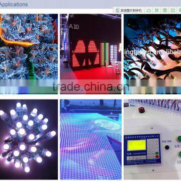 12mm Diffused RGB WS2811 LED Pixel String Light photo-5